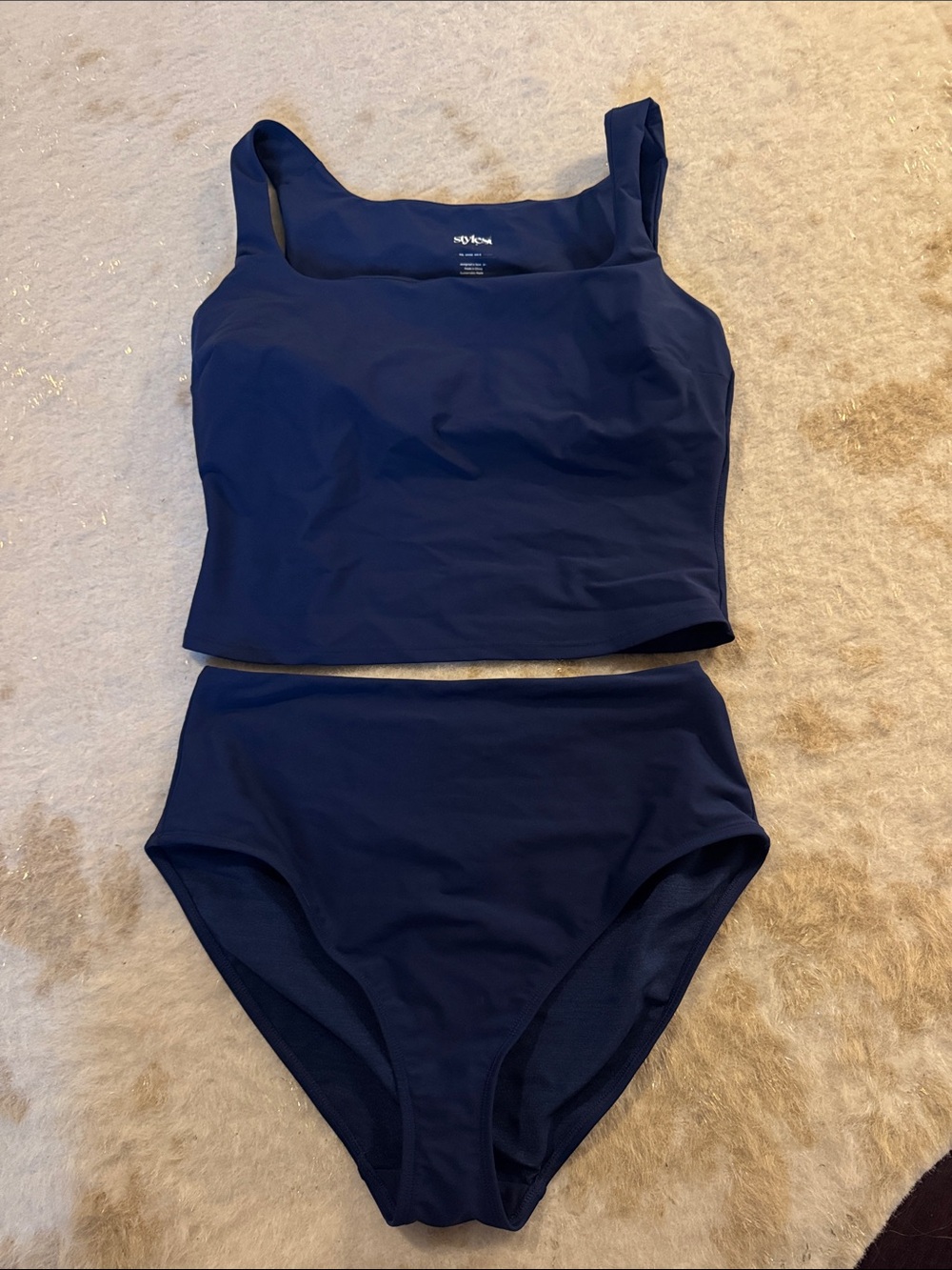 Stylest Dreamsculpt high waist bottom and square neck tankini top - Picture 3 of 5